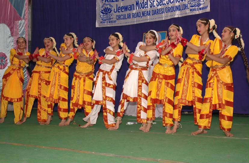Students on stage